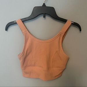 Offline by aerie ribbed high neck sports bra